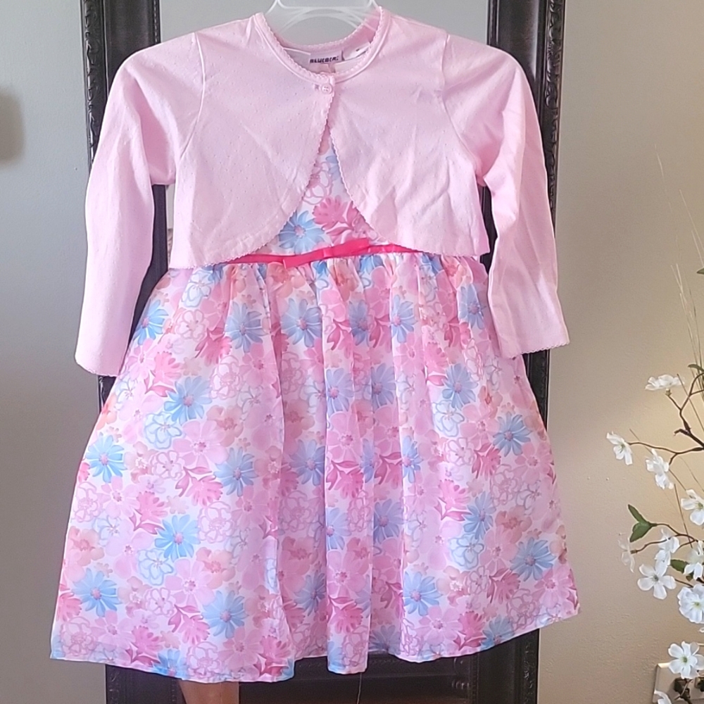 Blueberi Boulevard Girls' 6-X  Pink Dress, NWT
